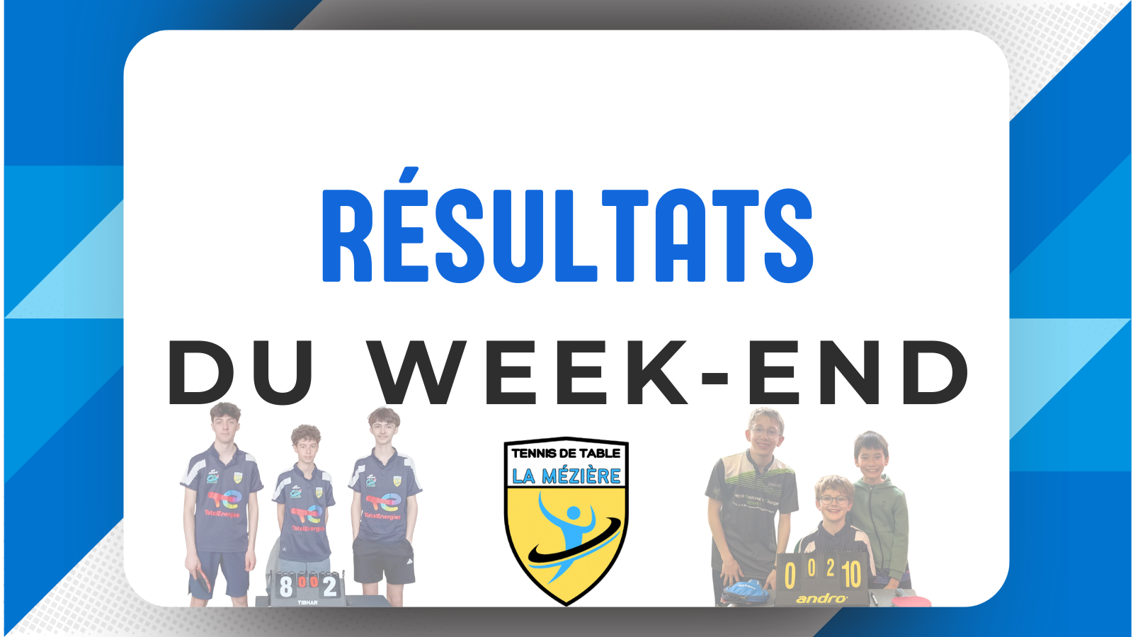 25-26 | Résultats du week-end